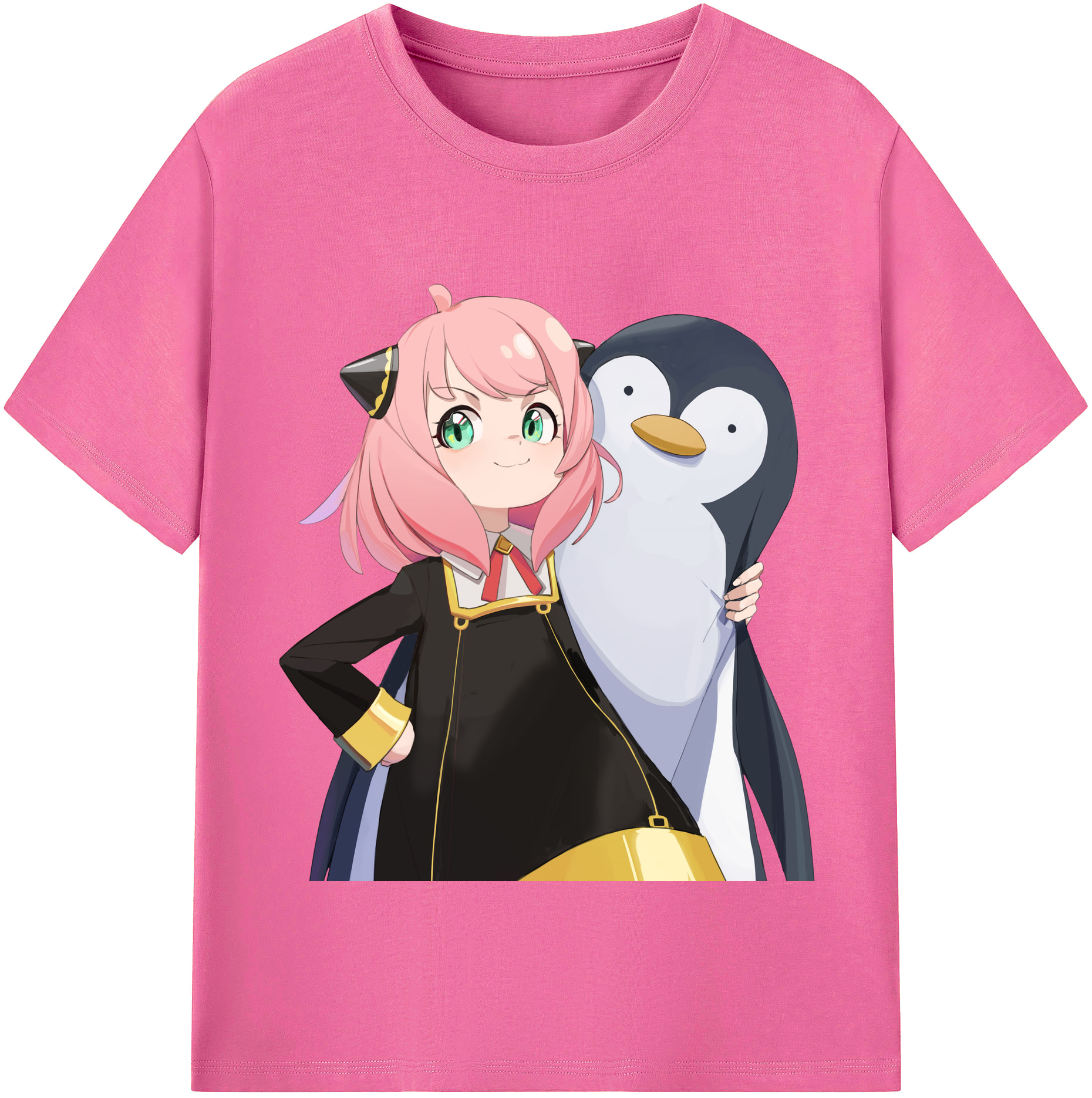 （画像用） SPY×FAMILY间谍家家酒 レディースカジュアルプリントTシャツ（綿100％）
